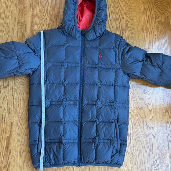 Volcom Hooded Puff Puff Jacket Black youth XL - Picture 10 of 15